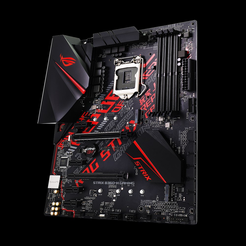 Материнская плата asus rog strix b360 h gaming какие процессоры поддерживает